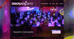 Desktop Screenshot of blackjackband.com.mx